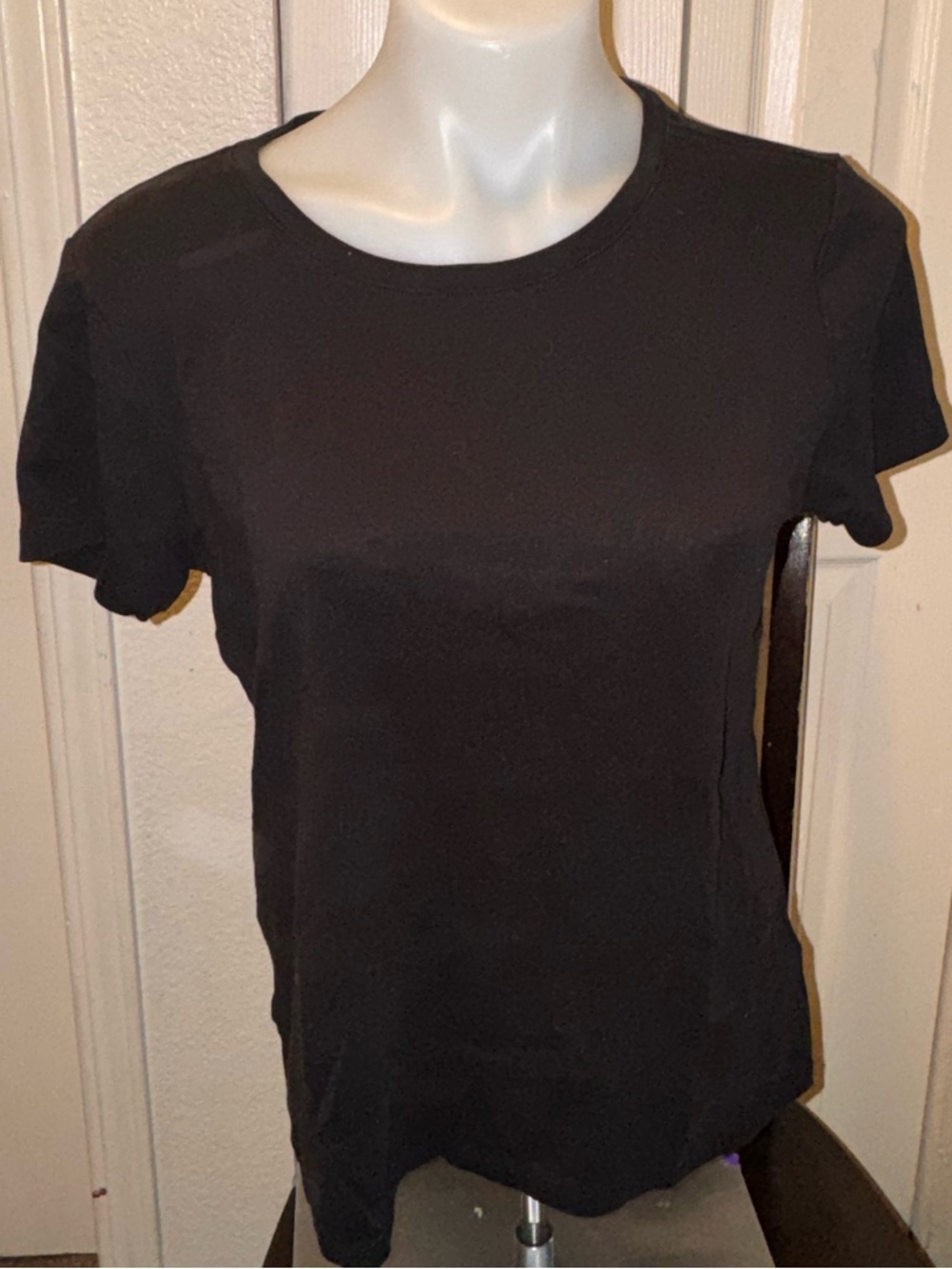 DKNY Black Short Sleeve Crewneck Tee